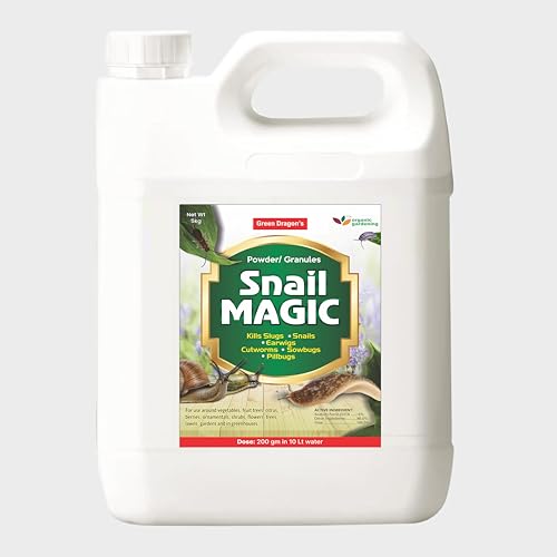 Image of Green Dragon Home Solutions | Natural & Organic | SNAIL MAGIC, Garden Slug & Snail Repellent - 5 kg