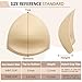 Fypxd 3 Pairs Bra Pads Inserts Push up, Breathable Breast Enhancers Inserts for Sport Bra, Sew in Bra Cups for Dresses (Beige, C/D)