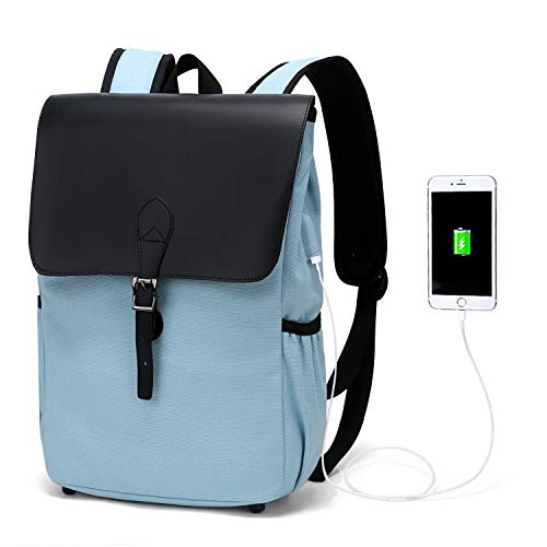 WindTook Mochilas Casual Mujer Portatil de 14 Pulgadas Canvas Escolar Unisex de Lona