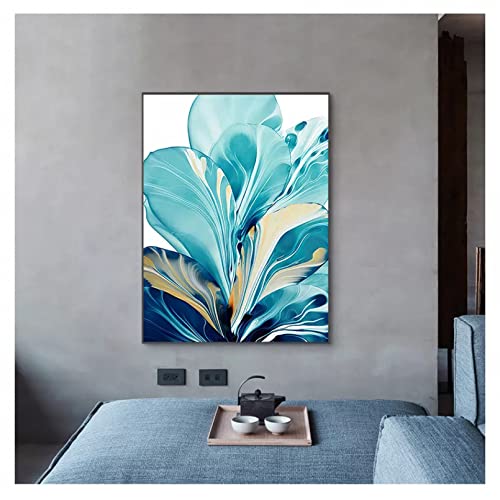 Lienzos para pintar flores en salones modernos y elegantes 3