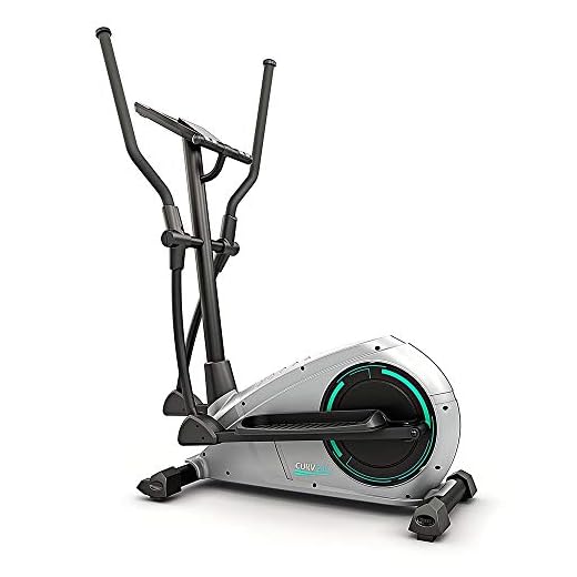 CURV 2.0 Elliptical Cross Trainer de Bluefin Fitness/Elíptica para casa de Bluefin Fitness/Air Walker/Compacta/Consola de Fitness Digital LCD/Bluetooth/Aplicación para Smartphone