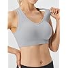 FITTIN Racerback Sports Bras for Women - Padded Seamless Support Bra for Yoga Gym Workout Fitness