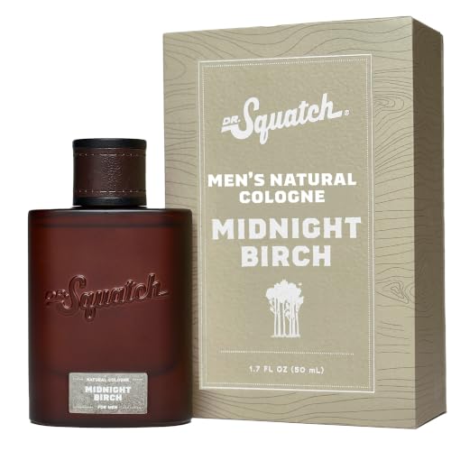 Image of Dr. Squatch Natural Cologne for Men - Scent-Lock Technology and Sustainably-Sourced Ingredients - Midnight Birch Cologne (1.7 fl oz)