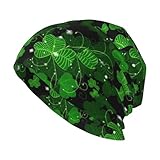 Design chaud d'hiver : ce bonnet tricoté à motif feuilles de la Saint-Patrick dispose d'un design double couche qui ne sera pas chaud lorsqu'il est porté, avec une doublure intérieure qui offre plus de chaleur et une isolation durable. Le bord pliable peut couvrir entièrement les oreilles et le front, offrant un confort et une protection complets pendant les saisons froides d'automne et d'hiver, conçu spécifiquement pour le temps froid