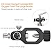 Yasorn Scuba Tank DIN Valve Refill Adapter: 4500 PSI Anti-Rust Aluminium Alloy Fill Station with Gauge for PCP Paintball HPA Tanks & Diving Gear