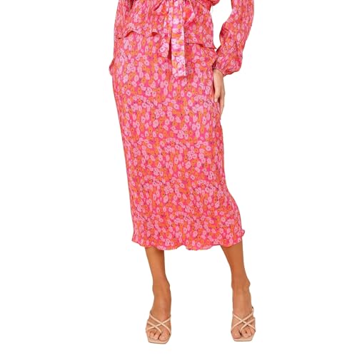 Petal & Pup Women's Minelli Pleat Midi Skirt