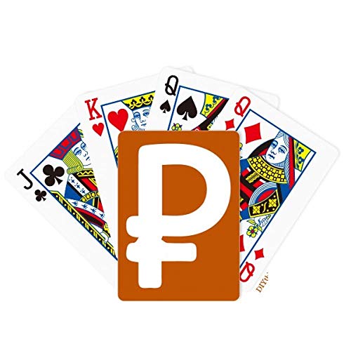 DIYthinker Philippines Currency Symbol Peso PHP Poker Playing Card Tabletop Board Game