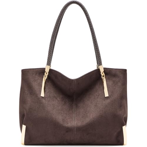 Image of FOXLOVER Large Capacity Tote Handbags for Women, Women's Top-handle Bags Fashion Shoulder Bags Purses Minimalist design