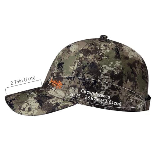Image of BASSDASH Camo Fishing Hunting Hat Unisex Adjustable Baseball Cap