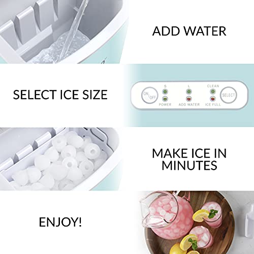 Fabricadora eléctrica portátil de hielo Igloo 26 lb en 24h miniatura 4