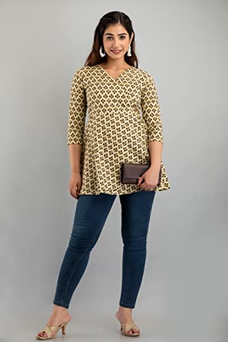 Image of feranoid Women Cotton Angrakha Kurti