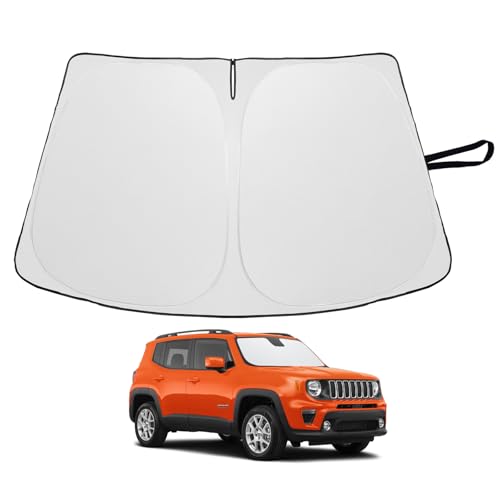 Pare-soleil pliable pour Jeep Renegade isolant thermique contre la chaleur du volant