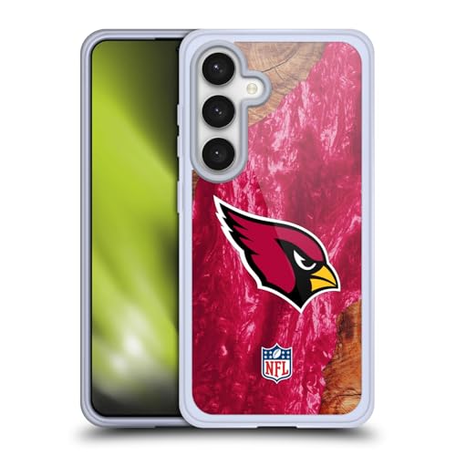 Funda gel suave para Samsung Galaxy S24 antiarañazos NFL Cardinals madera