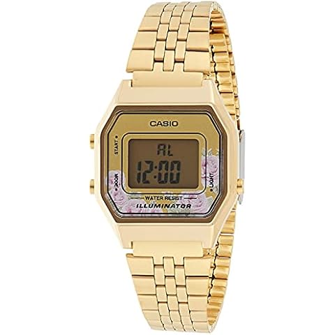 Casio Reloj Digital de Acero Inoxidable LA680WEGA-4CEF thumbnail