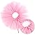 Fashion Party Supplies Tutu Skirt Pink Gift for Small Dogs Cat Pet Birthday Party Dress Crown Hat Collar Cat Dog Birthday Set (Pink)