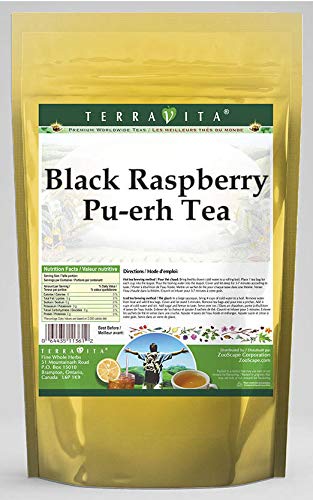 Té Pu-erh de frambuesa negra (25 bolsitas de té, ZIN 538212)