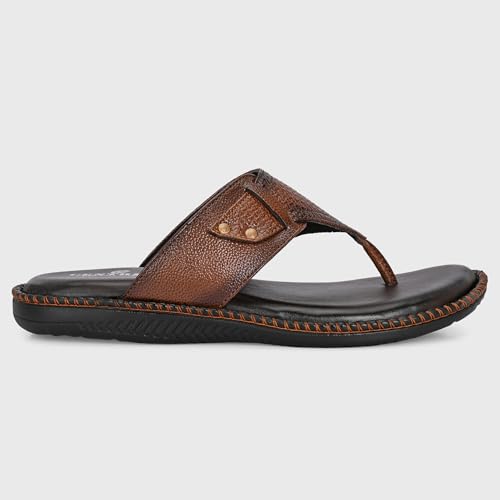 Image of Centrino Sandal for Men | Casual Open Toe Slippers /Flip Flop /Slides Anti Slip on for Men's | Modern slipper Look with Straps | Comfortable Casual look sandal for Men's (9511)