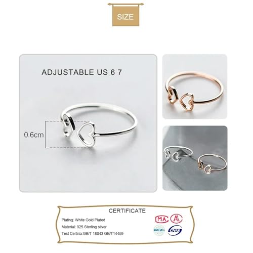 Bague cocktail ouverte argent 925 pour sublimer vos soirées - 4