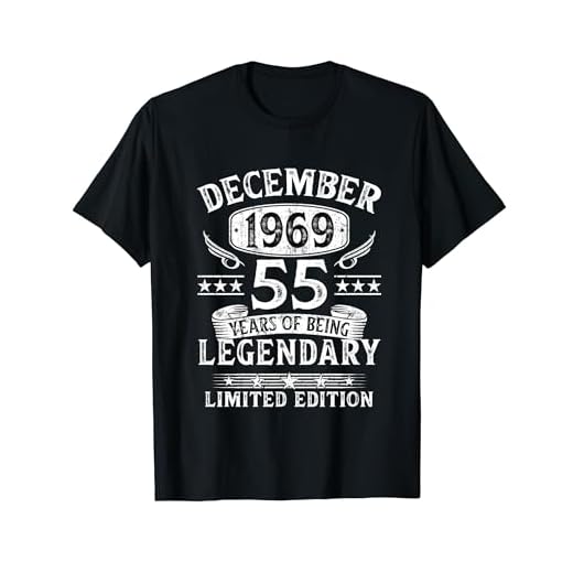 Vintage Regalo 55 Años Cumpleaños Hombre Diciembre 1969 Camiseta