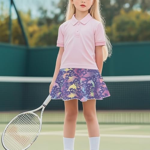 Ystardream Casual Girls' Sport Skirts Tennis Running Skorts with Built-in Shorts 5-144
