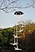 Lainin Solar Powered Dragonfly Wind Spinner Color Changing Wind Chime Mobile Light for Home Outdoor Yard Garden Patio Decoration