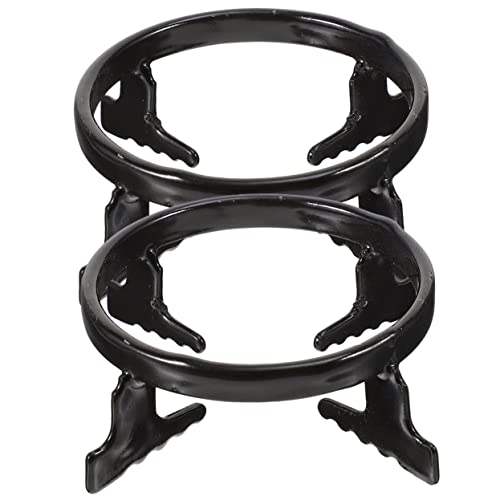 ARTIBETTER 2Pcs Pot Auxiliary Rack for Gas Stove Reliable Support for Coffee Pots Kitchen Use Heat Resistant Stand for Plates and Bowls for Home Restaurant Coffee Shop