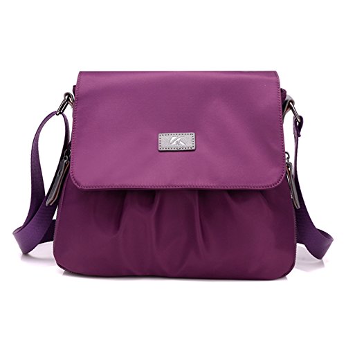 Sac oblique croix épaule voyage fille en nylon et grande besace casual en toile