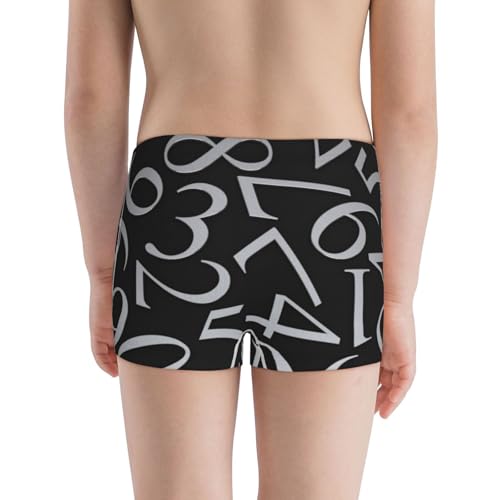 Boys' Cotton Boxer Brief Soft Underwear-Numbers3