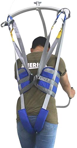 CGgJT Patient Lift Stand Assist Belt Sling Standing Sit To Stand Capacity Fully Padded with Non Slip Inner Pad Easier Safer Transfers & Toileting Cover