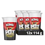 Pot Noodle Bombay Bad Boy King Pot Vegetarian quick to make noodles Instant Noodle 12x 114 g