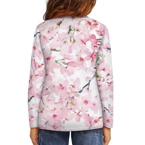 Cute Shirts for Girls 3-4 5-16 Long Sleeve Tops Kids Athletic Shirt Crew Neck Tops4