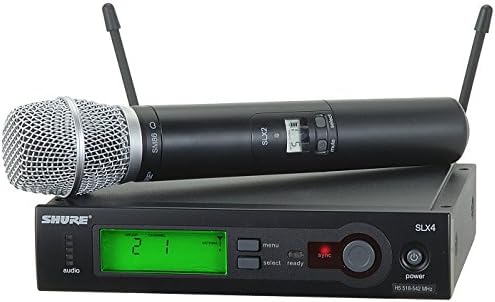 Shure SLX24/SM86 H5 | SLX2/SM86 SLX4 Handheld Microphone Wireless System