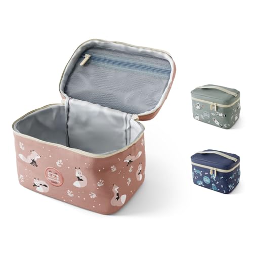 MONBENTO – Sac Isotherme Repas Enfant Frosty cannelle Fox – Glacière pour Transporter Lunch Box, Gourde, Accessoires et Encas - Sac Gouter Idéal pour...