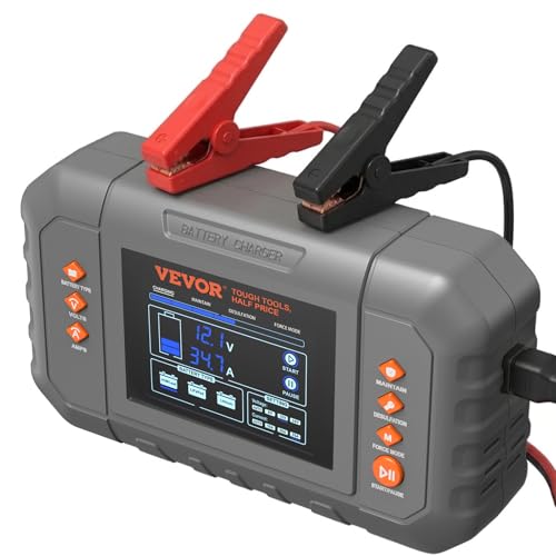 VEVOR Smart Battery Charger, 35A, Car Battery Charger for Lithium