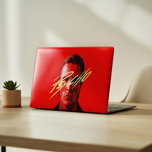 Image of NoWorries Laptop Skin for 15.6 & 14 Inch Laptop | Motivational, Superhero, Sports & Graphic Design Laptop Sticker Wrap | Premium Vinyl Laptop Cover (Psycho, 13.5 x 9.5inches)