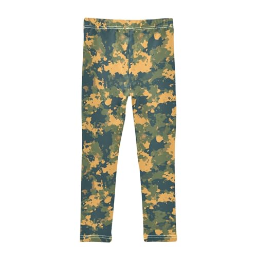 KLL Military Camouflage Pattern Safari Slatoddler Baby Girl Leggings Fashion Full Length Workout Pants Running2