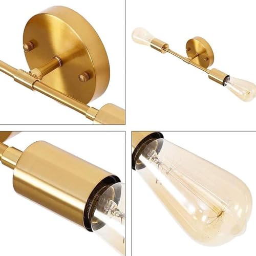 Image of Wall Lamp Chandelier Pendant Light, Home Decor for Bedroom, Living Room, Hallway, Cafe, Hotel, Restaurant (T Wall LAMP with Filament Bulb Pack of 1)