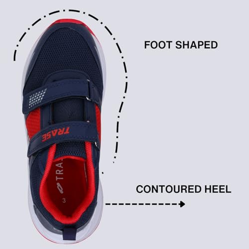 Image of TRASE Boys' Running Shoe for Active Kids | Sport Running & Walking Shoes with Lightweight mesh Upper Eva Sole | All Day Casual Wear
