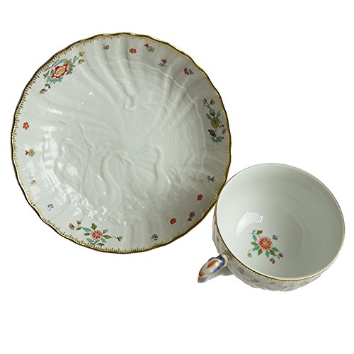 Amazon｜マイセン（Meissen）スワン ティーカップ＆ソーサー 05584