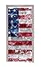 A.Monamour Adesivo Porta Autoadesiva Bandiera Americana Bandiera Americana Dipinta Su Vecchie Tavole Di Legno Texture Di Legno Sfondo A Tema Patriottico Adesivi Porte Interne Pellicola Adesiva Sticker