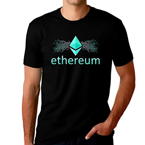 Fire Fit Designs Ethereum Shirts for Men Crypto Gifts Crypto Shirt Ethereum Shirt Crypto Ethereum Gift Ethereum Shirt