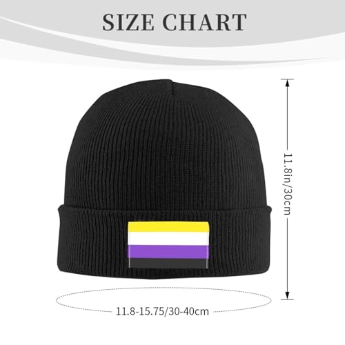 Unisex Beanie Warm Thick Knitted Hat Soft Stretch Skull Hat3