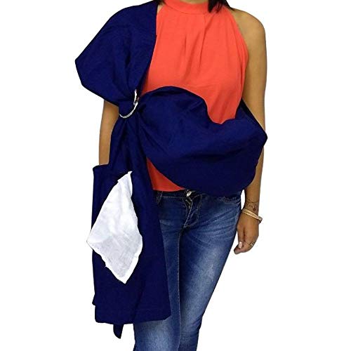 Sling de Argola Best Sling Liso Com Bolso Marinho