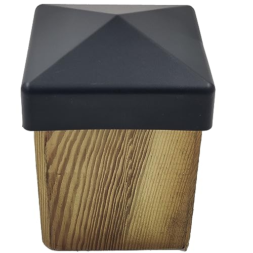 10 Stück Zaun Pfostenkappe 90 mm Pyramide Abdeckkappe anthrazit für Pfosten 9 x 9 cm (UV stabilisiert/Made in Germany)