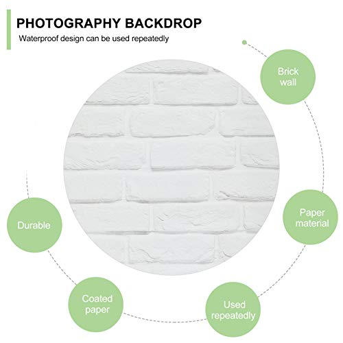 Mobestech Double- Sided Pano de Fundo Fundo Fotográfico Pano de Fundo Estúdio de Fotografia Adereços