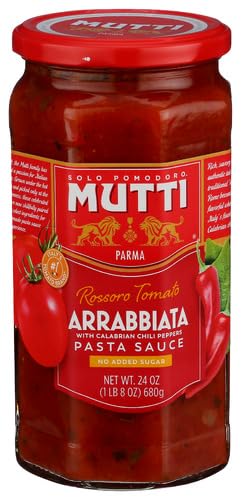 GenericMutti Sauce Pasta Arrabiata - Authentic Italian Spicy Tomato Sauce - 24 oz (Pack of 6)