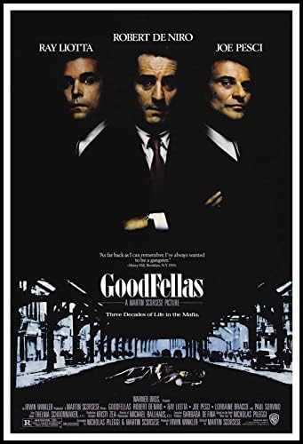 Goodfellas Vintage Movie Posters Bedroom Canvas Art Print Art Wall Decor and Home Decor 16x24inch(40x60cm)