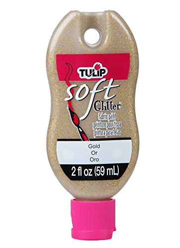 Tulip 2Oz Soft Fabric Paint - Glitter Gold