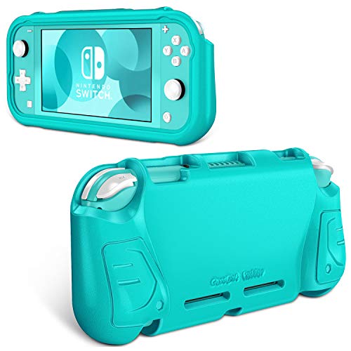 Fintie Case for Nintendo Switch Lite 2019 - Kids Friendly [Ultralight] [Shockproof] Anti-Scratch Protective Cover w/Ergonomic Grip Comfortable Grip Case for Switch Lite Console, Turquoise