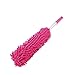 Ruilogod Chenille Home Antypoślizgowa rękojeść Sweep Regał żaluzje Car Clean Brush Duster fuksja